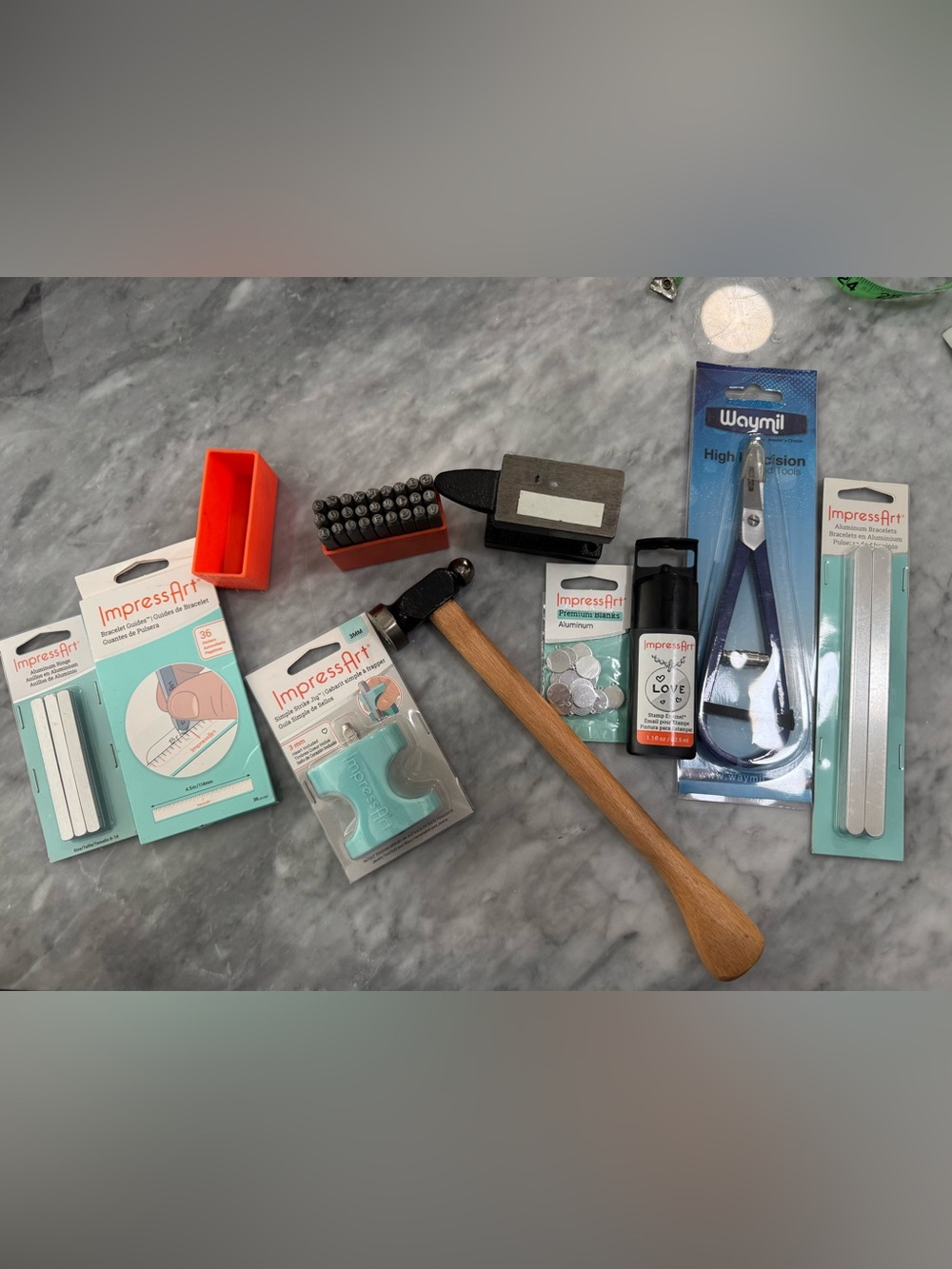 ImpressArt Metal Stamping Kit with Hammer